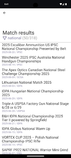 PractiScore Competitor screenshot 2