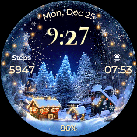 Animated North Pole Christmas screenshot 2