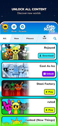 Cute vs Scary Beats™ 2 Sprunki screenshot 4