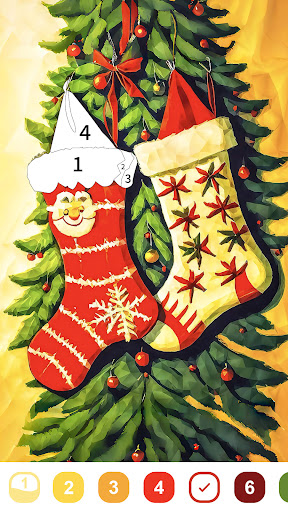 Christmas Color -Painting Book screenshot 9