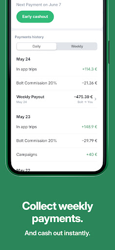 Bolt Driver: Drive & Earn screenshot 1