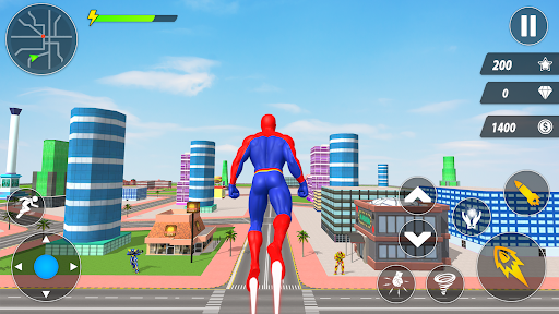 Spider Robot Hero Car Games screenshot 5