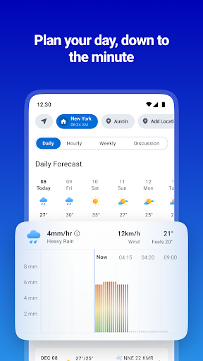 1Weather Forecasts & Radar screenshot 1