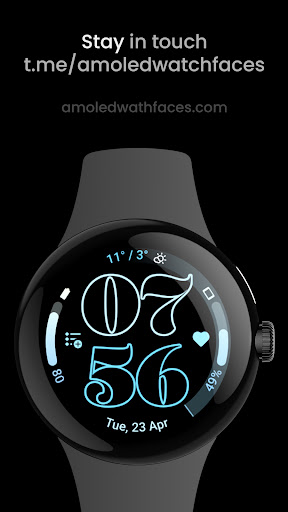 Outlined Watch Face screenshot 6