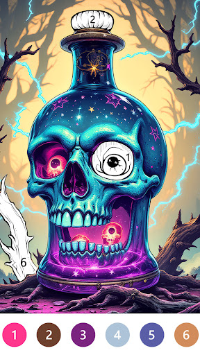 Macabre Color Paint By Number screenshot 21