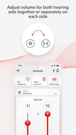 Signia App screenshot 1