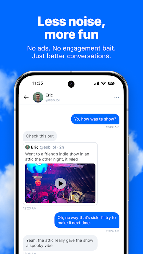 Bluesky screenshot 1