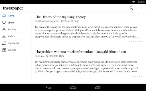 Instapaper screenshot 6