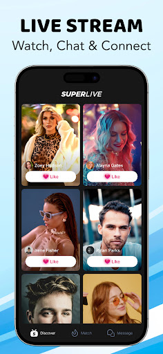 SuperLive- Live Stream & Chat screenshot 1