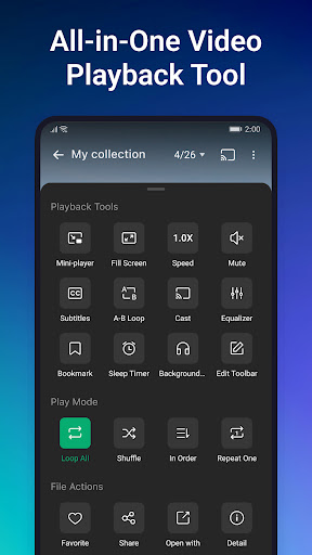 OnePlayer - HD Video Player screenshot 1