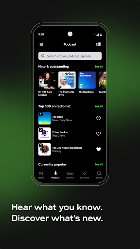 radio.net - AM FM Radio Tuner screenshot 1