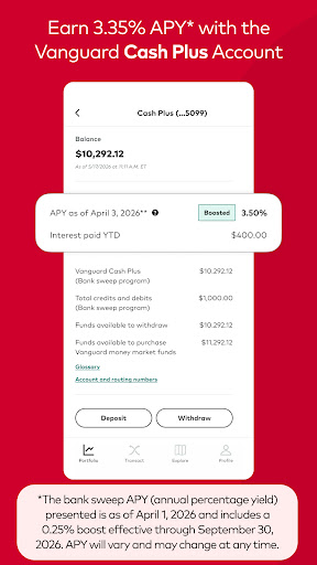 Vanguard: Save, Invest, Retire screenshot 7