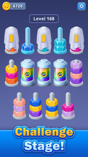 Nuts Factory: Nut Sort Puzzle screenshot 2