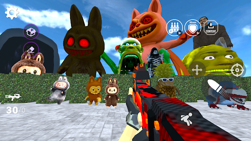 Nextbots In Backrooms: Shooter screenshot 3