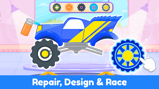 Monster Truck Kids Car Games screenshot 2