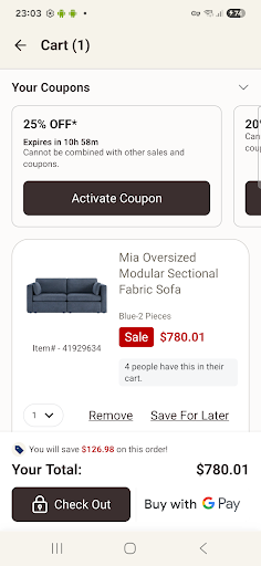 Bed Bath & Beyond screenshot 1