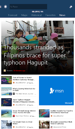 MSN Weather - Forecast & Maps screenshot 15