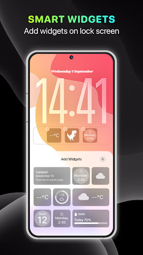 Lock Screen, Widgets - YoLock screenshot 21