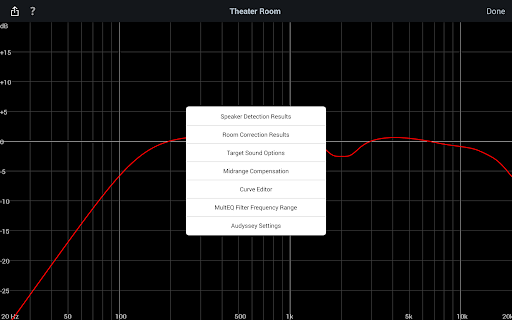 Audyssey MultEQ Editor app screenshot 8