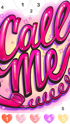 Graffiti Quote Color by number screenshot 13