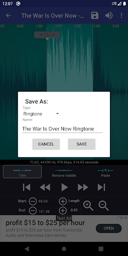 Ringtone Maker:create ringtone screenshot 2