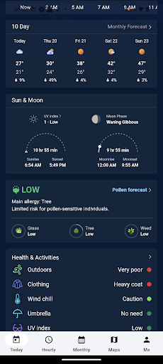 MSN Weather - Forecast & Maps screenshot 1
