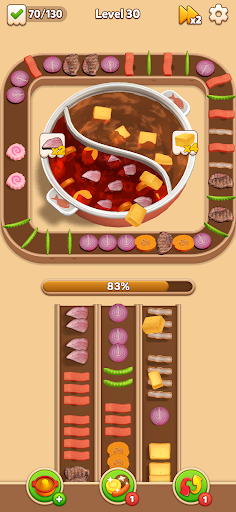 Hotpot Loop: Food Sort screenshot 6
