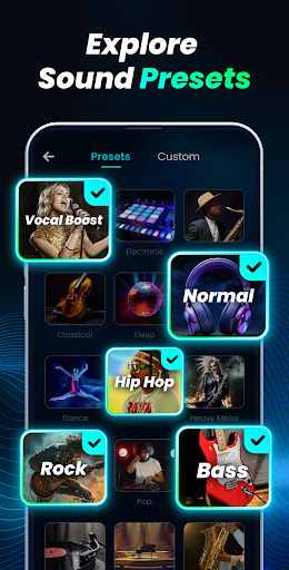 Volume Bass Booster, Equalizer screenshot 4