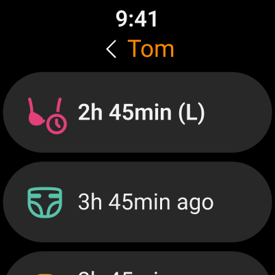 Baby Daybook - Newborn Tracker screenshot 2