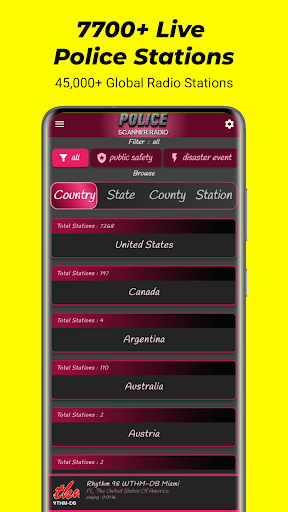 Police Scanner 5-0: Live Radio screenshot 4