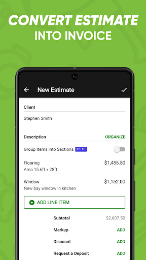 Joist Invoice & Estimate App screenshot 2