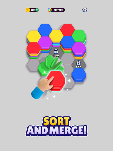 Hexa Sort screenshot 3
