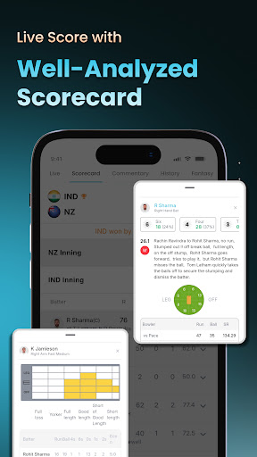 Cricket LineX: Fast Live score screenshot 3