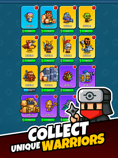 Tiny Warriors Rush - Idle TD screenshot 4
