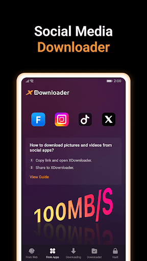 X Downloader & Video Player screenshot 2