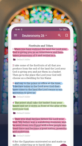 NIV Bible version, Offline app screenshot 11