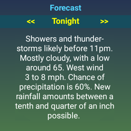 SkyHalo Weather for Wear OS screenshot 5