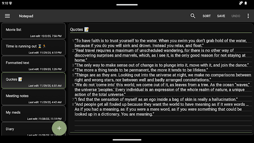 Notepad - simple notes screenshot 9
