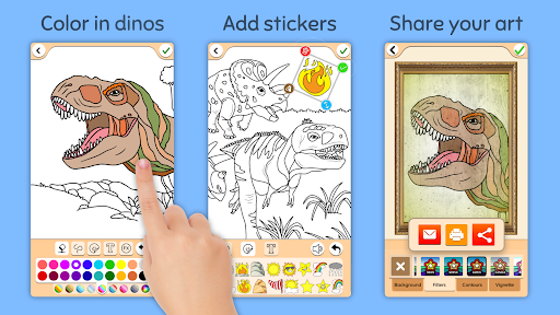 Dino Coloring Game screenshot 6