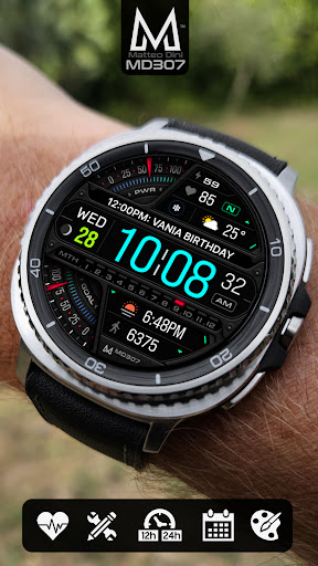 MD307 Digital watch face screenshot 10