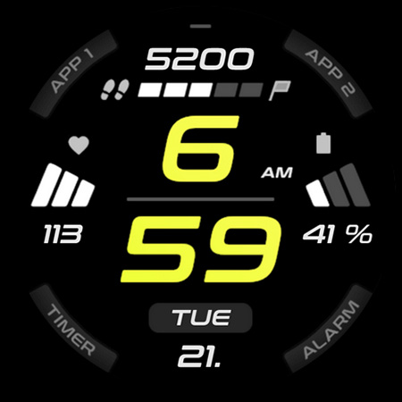 SPORT xR: Watch face screenshot 13