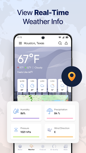 Live Weather Radar Launcher screenshot 5
