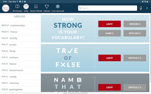 Dictionary - Merriam-Webster screenshot 5