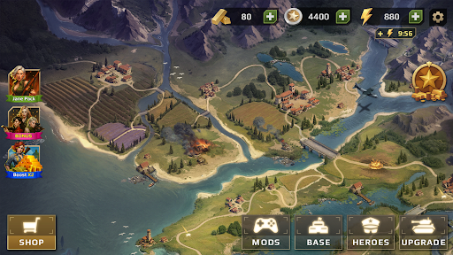 WWII Defense: RTS Army TD game screenshot 12