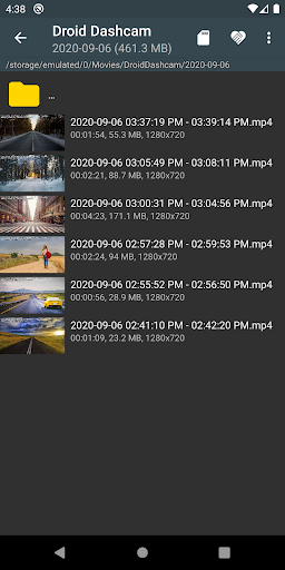 Droid Dashcam - Video Recorder screenshot 6