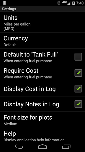 FillUp - Gas Mileage Log screenshot 4