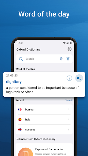 Oxford Dictionary & Thesaurus screenshot 1