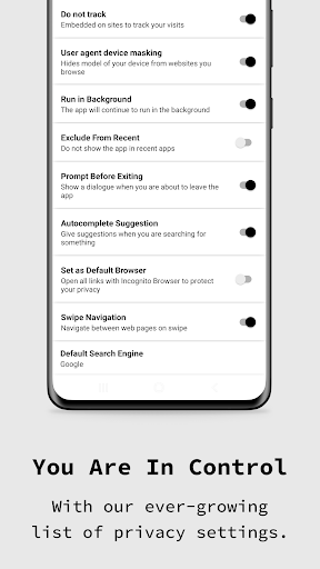 Incognito Browser - Go Private screenshot 22
