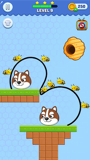Draw to Save: Dog Puzzle screenshot 12