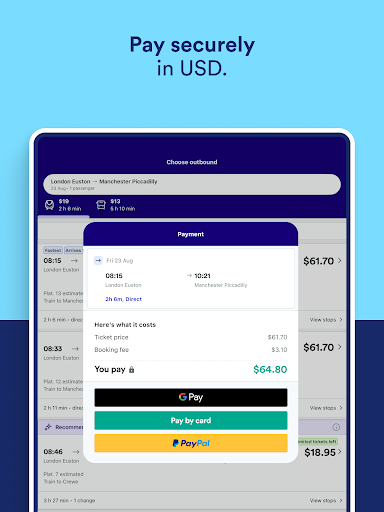 Trainline: Train travel Europe screenshot 15